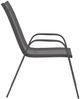 vidaXL Stapelbare Gartenstühle 2 Stk. Grau Textilene 318778 Bild 5