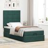vidaXL Ottoman-Bett mit Matratzen Dunkelgrün 90x200 cm Samt 3313448 Bild 3