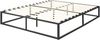 en.casa 'Kreta' Metallbett, Doppelbett 140x200 cm, schwarz, mit Lattenrost Bild 3