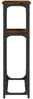 Konsolentisch, Beistelltisch, Konsole Räuchereiche 90x22,5x75 cm Holzwerkstoff Bild 5