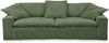 KAWOLA Sofa NETTA 4Sitzer Bezug abziehbar Cord moosgrün 90 x 116 x 258 cm Bild 3