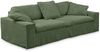 KAWOLA Sofa NETTA 4Sitzer Bezug abziehbar Cord moosgrün 90 x 116 x 258 cm Bild 2