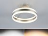 LED Deckenleuchte DIOS dimmbar, Lichttemperatur einstellbar, Silber Ø 40cm Bild 3