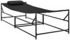 vidaXL Gartenliegestuhl 2 pcs Schwarz Pulverbeschichteter Stahl 42003023 Bild 2