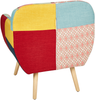 Sessel Polsterbezug bunt MELBY Bild 5