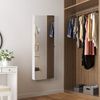 Songmics 'JBC63WV1' Schmuckschrank mit Innenspiegel, abschließbar, MDF, Weiß, 37 x 108 x 10 cm Bild 3