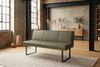 KAWOLA Esszimmerbank ELEEN Leder olivgrün 163cm 85 x 69 x 163 cm Bild 2