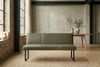 KAWOLA Esszimmerbank ELEEN Leder olivgrün 163cm 85 x 69 x 163 cm Bild 4