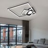LED Deckenleuchte, schwarz, Acryl, 40 Watt, weiß, opal Bild 2