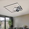 LED Deckenleuchte, schwarz, Acryl, 40 Watt, weiß, opal Bild 4
