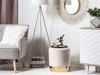 Pouf rosa Samtstoff ⌀ 39 cm SOPHIA Bild 3