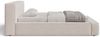 GrainGold Polsterbett mit Bettkästen MALI, Modern Bett mit Kopfteil - 160x200 cm, Beige (1x Bett) Bild 3