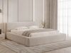 GrainGold Polsterbett mit Bettkästen MALI, Modern Bett mit Kopfteil - 160x200 cm, Beige (1x Bett) Bild 5