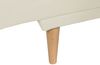 Schlafsofa HWC-M79, Gästebett Schlafcouch Couch Sofa, Schlaffunktion Liegefläche 180x110cm ~ Stoff/Textil creme Bild 5