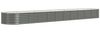 vidaXL Hochbeet Verzinkter Stahl 440x80x36 cm Grau 318934 Bild 2