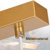 ZMH Glas Pendelleuchten E27 4 Lichter Hängende Pendelleuchte Höhenverstellbar Moderne Pendelleuchte Bild 4