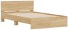 vidaXL Bettgestell mit Kopfteil Sonoma-Eiche 120x200 cm 3207492 Bild 4
