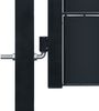 vidaXL Gartentor aus PVC und Stahl 100 x 164 cm Anthrazit 145235 Bild 3