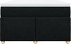 vidaXL Boxspringbett mit Matratze Schwarz 120x200 cm Stoff 3285368 Bild 4