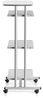 Rocada Computertisch 5220V22 R522096 3Fächer 68x126x49cm silber Bild 2