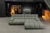 KAWOLA Sofa VIVIEN Ecksofa Feincord olivgrün Longchair rechts 85 x 178 x 290 cm Bild 2