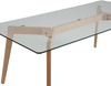 Couchtisch rechteckig Glas 60x120 cm HUDSON Bild 5