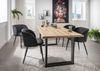 Esstisch >9208-160< in Eiche, Eiche Massiv - 160x76x90cm (BxHxT) Bild 2