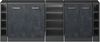 Dachschrägenschrank-Set Rion Schwarz Beton 210 cm 5er Set Schrankkorpuss 60 cm Tiefe Vicco Bild 4