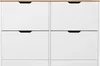 Vente-unique - LOTULA Ordnungshelfer Holz, Platte BeigeWeiß - B 30 cm x H 79,2 cm x L 120,5 cm Bild 2