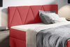 99rooms Emma Boxspringbett 160x200 cm Kunstleder SOFT Rot Bild 2