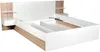 Vente-unique - KLYRANA Bett Holz, Platte BeigeWeiß - B 204,2 cm x H 85,4 cm x L 234 cm Bild 3
