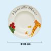 KHG 4er Set Pastateller, extra groß mit 30cm Durchmesser in Pasta alla Mama Print, perfekt für Gastro und Zuhause, hochwertiges Porzellan, Suppenteller, Salatteller, SpülmaschinengeeignetKHG 2er Set Pastateller, extra groß mit 30cm Durchmesser in Past... Bild 2