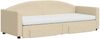 vidaXL Tagesbett Ausziehbar mit Schubladen Creme 80x200 cm Stoff 3197241 Bild 3