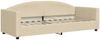vidaXL Tagesbett Ausziehbar mit Schubladen Creme 80x200 cm Stoff 3197241 Bild 4
