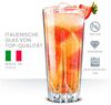 KONZEPT Gläser-Set Cocktailgläser Set 330 ml, Trinkgläser, Geriffelte Gläser, 12-tlg, für Cocktails, Wasser, Saft, Mojito, Longdrinkgläser Bild 2
