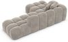 Samtstoff Ecksofa Formentera Lounge L Form - Samtstoff - sand - Links Bild 4