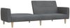 vidaXL Schlafsofa 2-Sitzer Hellgrau Stoff 375784 Bild 4