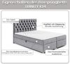 Best for Home Boxspringbett mit Bettkasten Trinity K-14 Bonellfederkern inkl. 7 cm Topper (140x200 160x200 180x200 200x200 cm), mit o. ohne Kopfteil, Flexible Liefermöglichkeiten, Handwerksqualität Bild 5