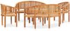 vidaXL 5-tlg. Garten-Lounge-Set Massivholz Teak 3059965 Bild 3