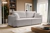 Schlafsofa mit Bettkasten (B/H/T: 250x95x99 cm) in Hellgrau Bild 5