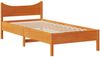 vidaXL Massivholzbett mit Schubladen Wachsbraun 75x190 cm Kiefer 3301931 Bild 5