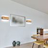 LED Up & Down Wandlampe, Holz, Switch Dimmer, L 37 cm Bild 3