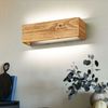 LED Up & Down Wandlampe, Holz, Switch Dimmer, L 37 cm Bild 4