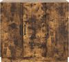 vidaXL Sideboard Geräucherte Eiche 89 x 34,5 x 77 cm Holzwerkstoff 895340 Bild 5