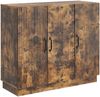 vidaXL Sideboard Geräucherte Eiche 89 x 34,5 x 77 cm Holzwerkstoff 895340 Bild 2