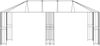 vidaXL Gazebo Rahmen 6 x 3 m Schwarz Stahl 3375981 Bild 4