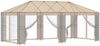 vidaXL Gazebo Rahmen 6 x 3 m Schwarz Stahl 3375981 Bild 3