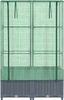vidaXL Hochbeet mit Gewächshaus-Aufsatz Rattan-Optik 80x40x138 cm 4015828 Bild 4