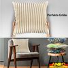 Kisska Dekokissen LILLI BIG CORD Velour Ambiente dekorieren, Kissenüberzug ohne Füllung BIG-Cord UNI 50x30 cm Einfarbig Creme Bild 3