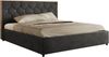 Polsterbett mit Bettkasten LARINO CLASSIC 140 x 200 cm Lattenrost und Gasdruckfedern, stabiles Bettgestell, modernes Design - Dunkelgrau Velvet Bild 5